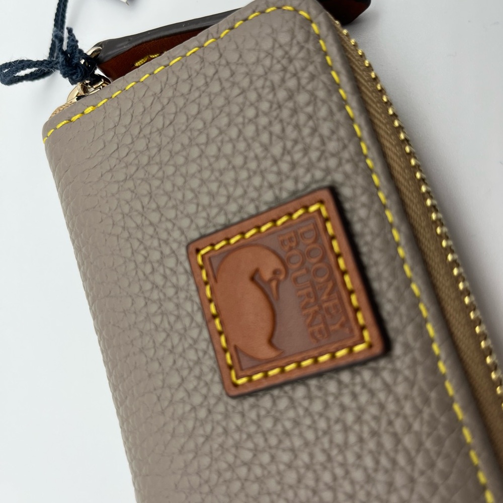 Dooney & Bourke Taupe Leather Wallet